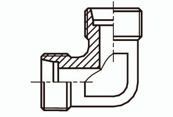Адаптер угловой 90°