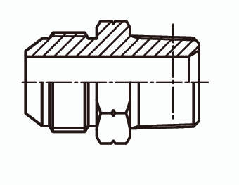 Адаптер проходной дюймовый