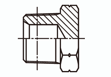 Заглушка (пробка) под накидной ключ