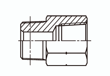Адаптер проходной Ш - Г