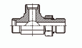 Тройник L - образный в корпус