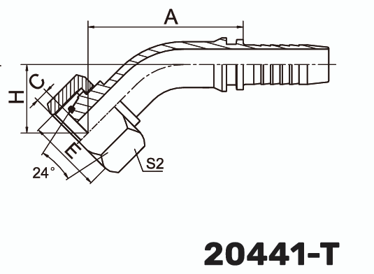 Фитинг DKOL Гайка 45° DN 10
