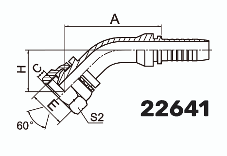 Фитинг BSP Гайка 45° DN 8